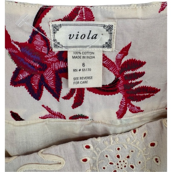 Anthropologie Viola Embroidered Midi Skirt - Picture 2 of 9